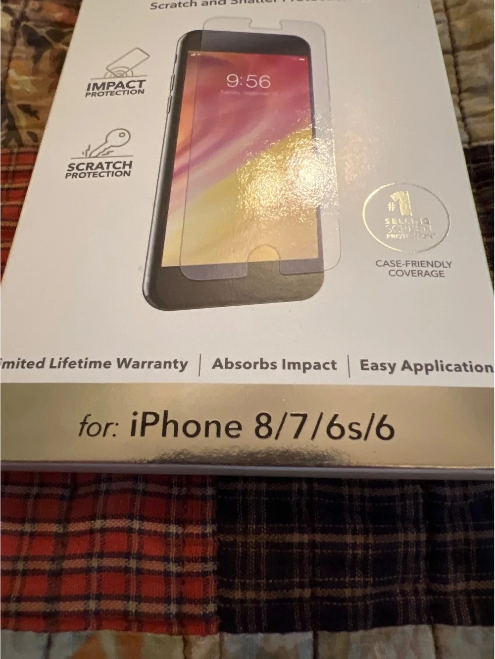 Invisible Shield Hybrid Glass Screen Protector for iPhone 8/7/6s/6